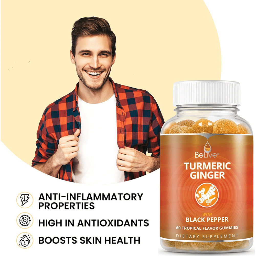 BeLive Turmeric Ginger with Black Pepper, benefits information