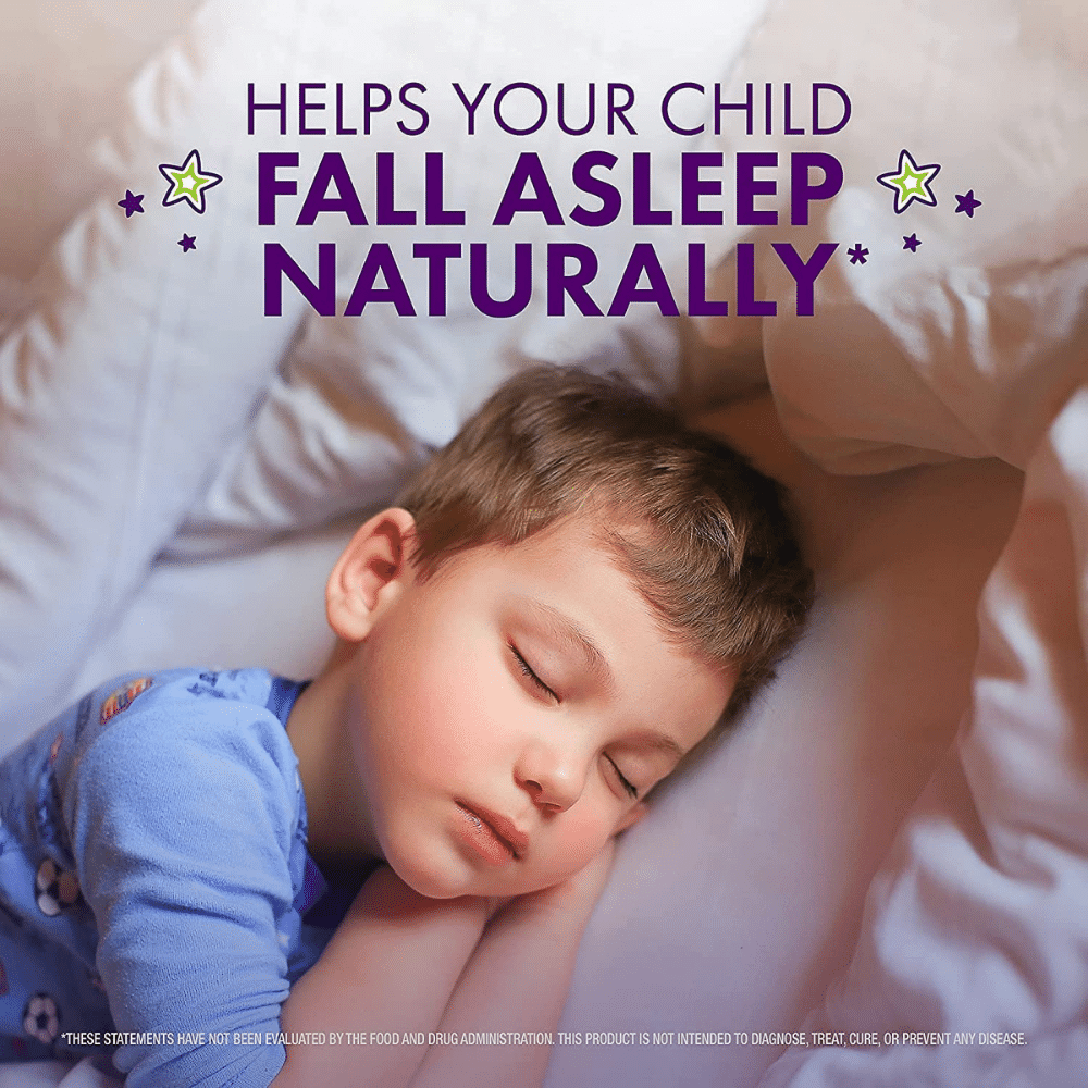 Vicks Kids Sleep Gummies, benefit - cheld sleeping naturally 