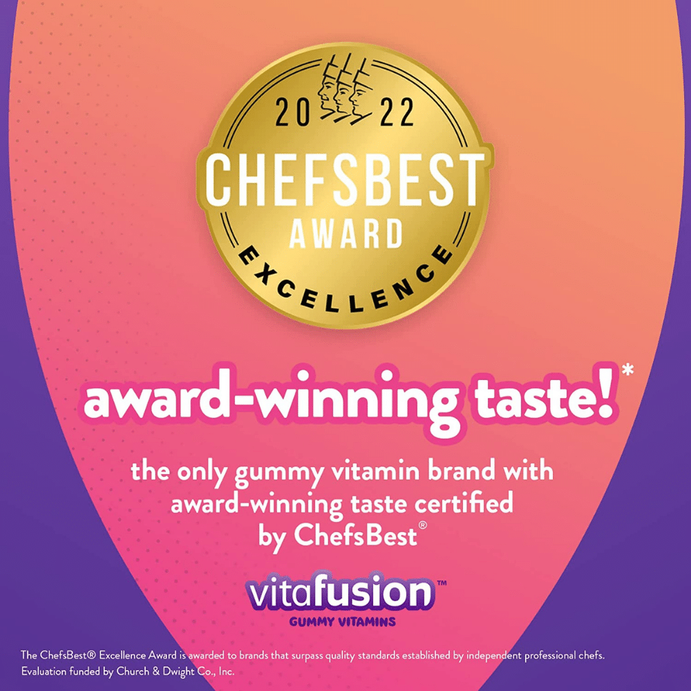 Vitafusion, Chef'sBest, award-winning taste 