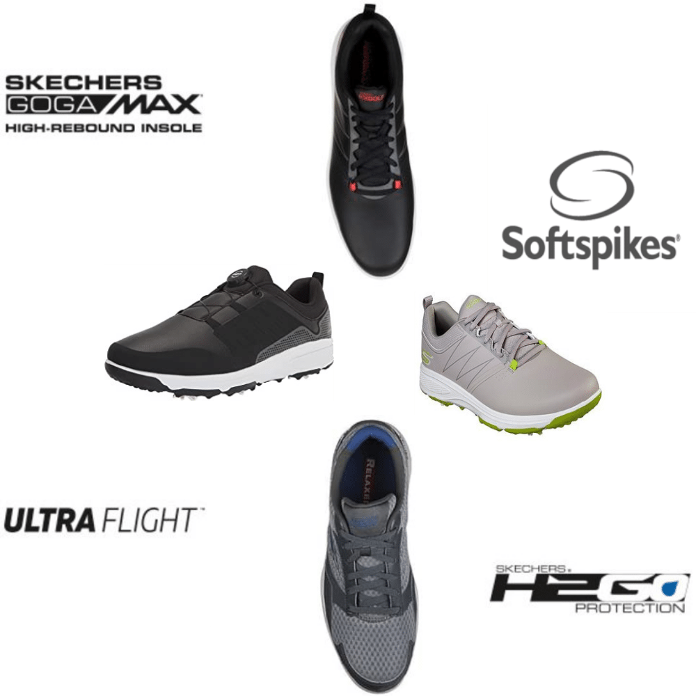 Skechers Torque Men's Waterproof Golf Shoes, features and models