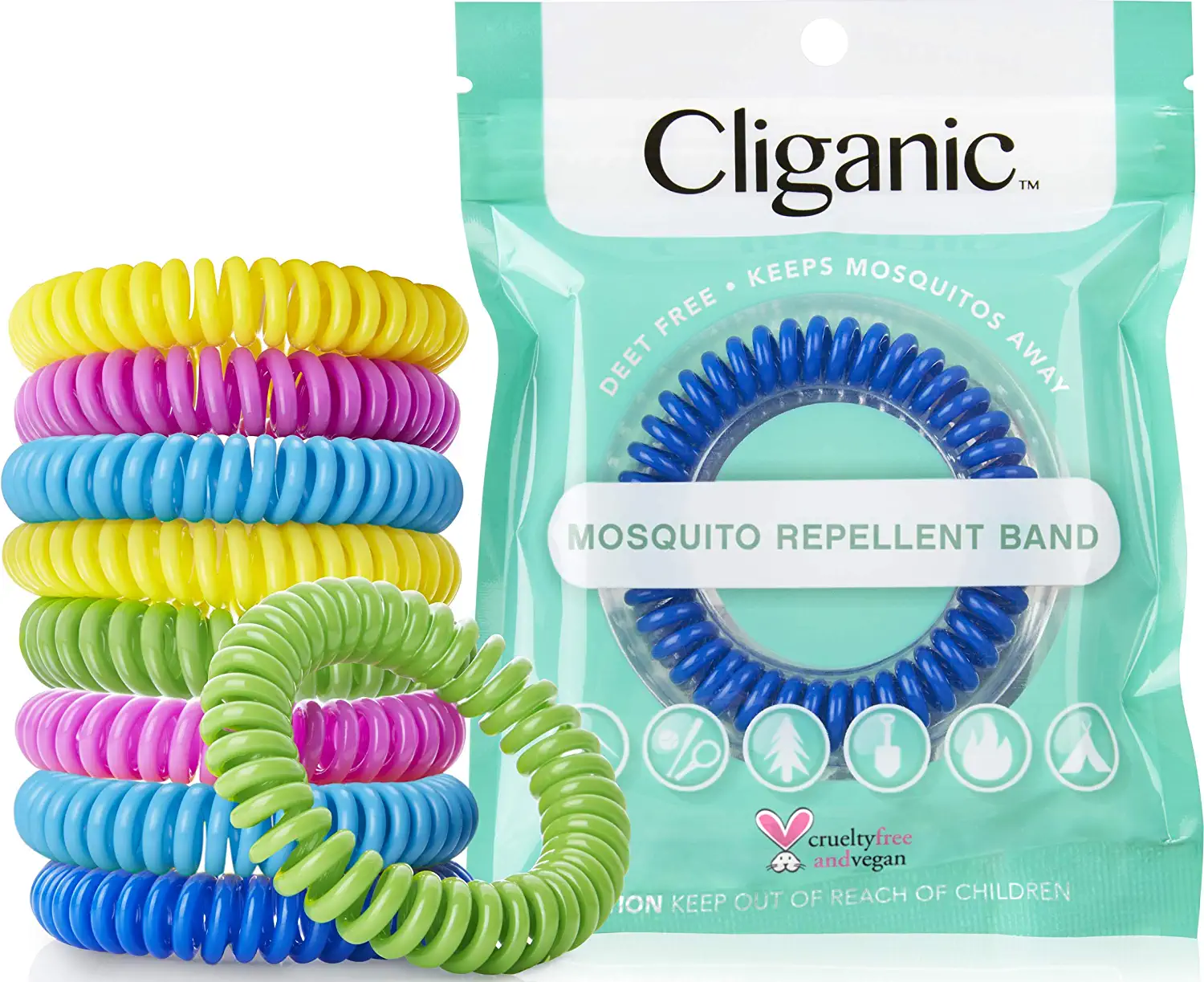  Cliganic Mosquito Repellent Band