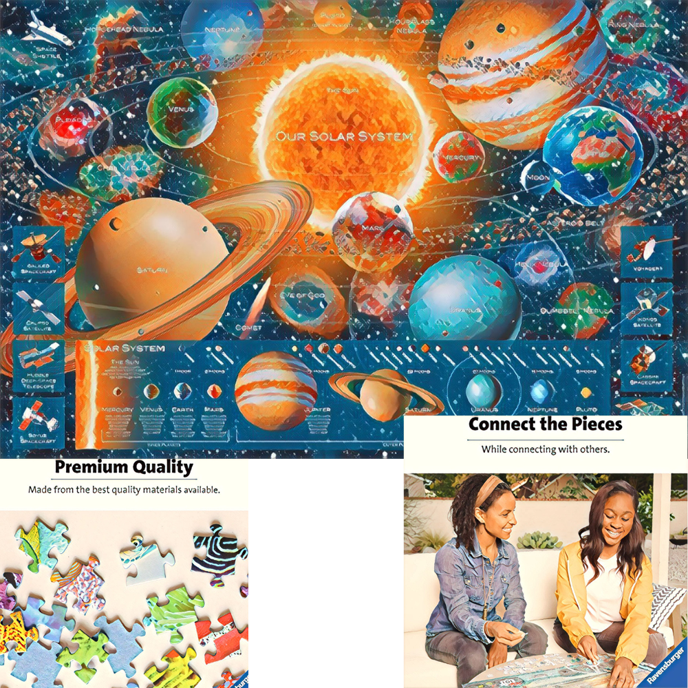 Puzzle image, RAvensburger Space Odyssey