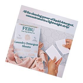 FEBU Eco-Friendly Laundry Detergent Sheets 