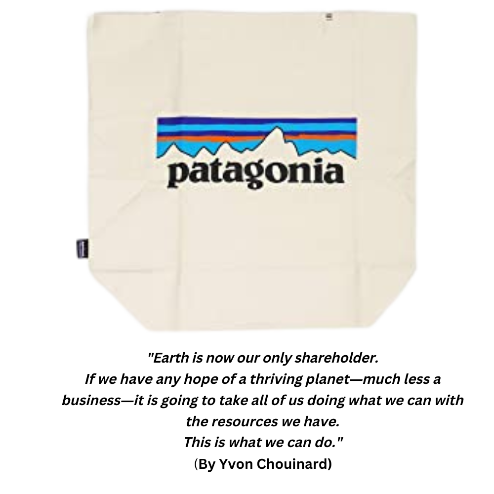 Patagonia product image & founder's quote